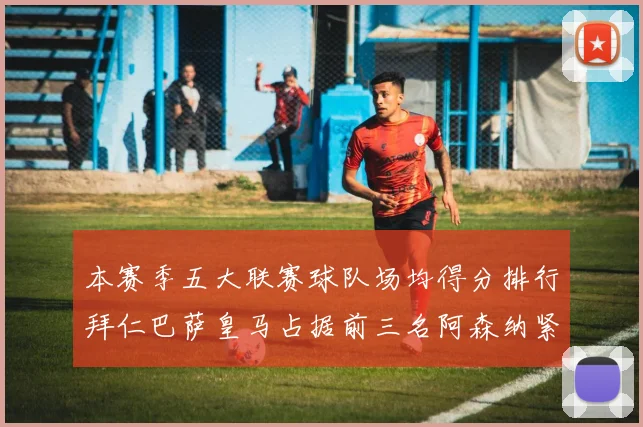 本赛季五大联赛球队场均得分排行拜仁巴萨皇马占据前三名阿森纳紧随其后位列第五